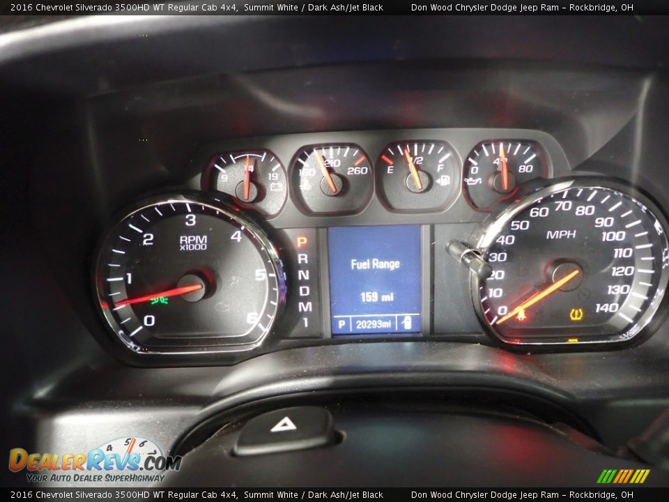 2016 Chevrolet Silverado 3500HD WT Regular Cab 4x4 Summit White / Dark Ash/Jet Black Photo #15