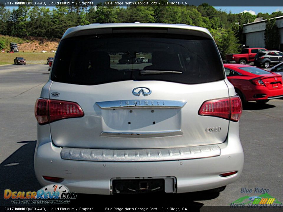 2017 Infiniti QX80 AWD Liquid Platinum / Graphite Photo #5