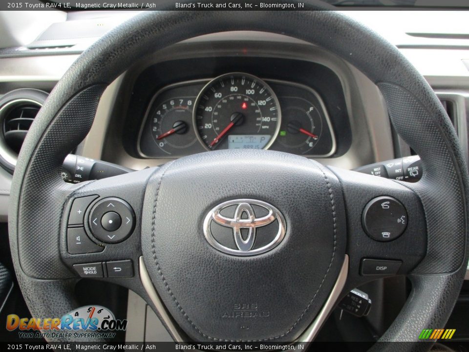 2015 Toyota RAV4 LE Magnetic Gray Metallic / Ash Photo #12