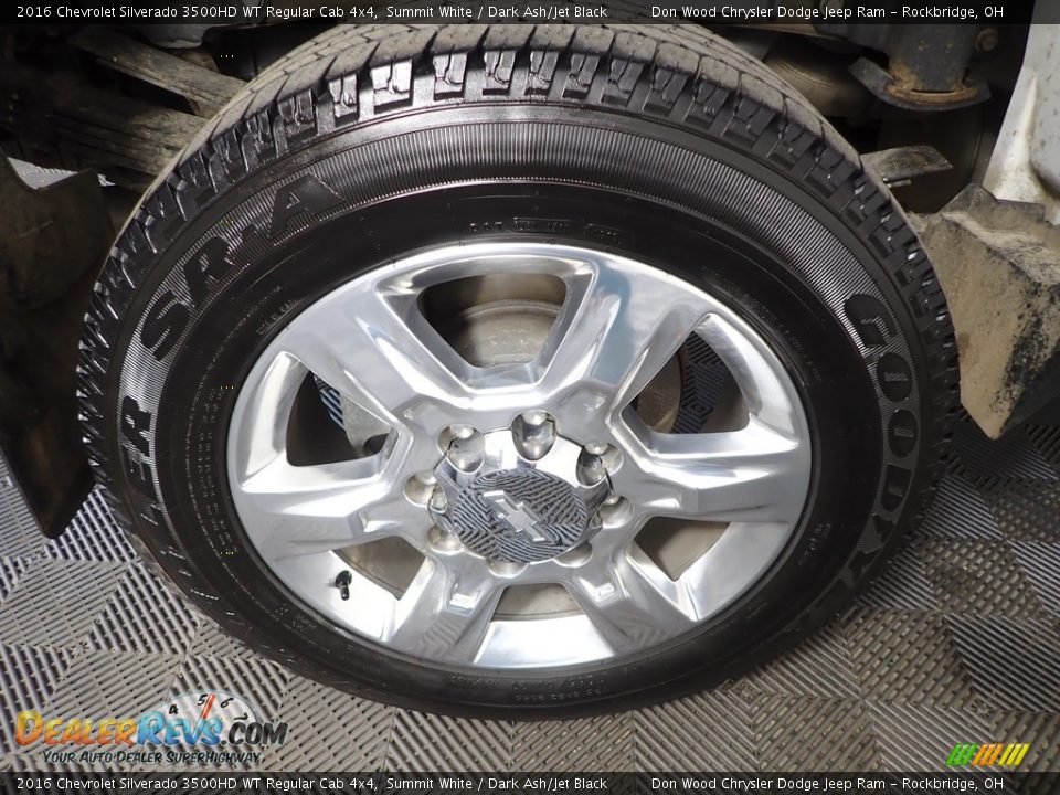 2016 Chevrolet Silverado 3500HD WT Regular Cab 4x4 Summit White / Dark Ash/Jet Black Photo #22