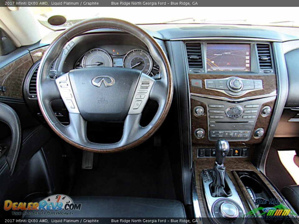 Dashboard of 2017 Infiniti QX80 AWD Photo #16