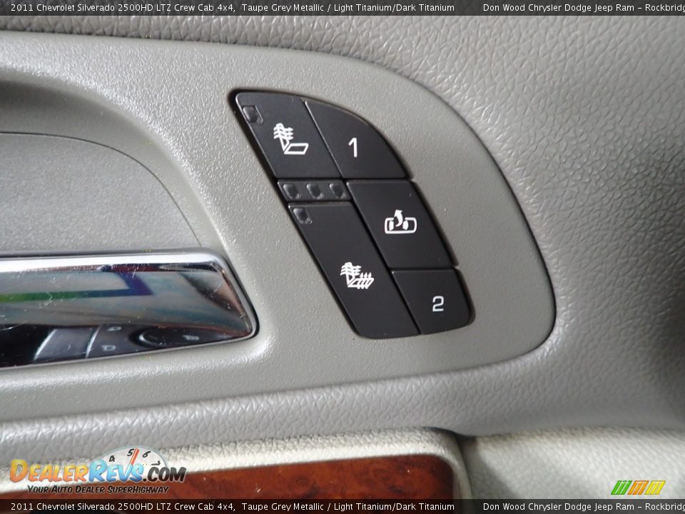 2011 Chevrolet Silverado 2500HD LTZ Crew Cab 4x4 Taupe Grey Metallic / Light Titanium/Dark Titanium Photo #3