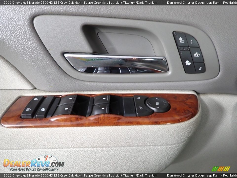 2011 Chevrolet Silverado 2500HD LTZ Crew Cab 4x4 Taupe Grey Metallic / Light Titanium/Dark Titanium Photo #12
