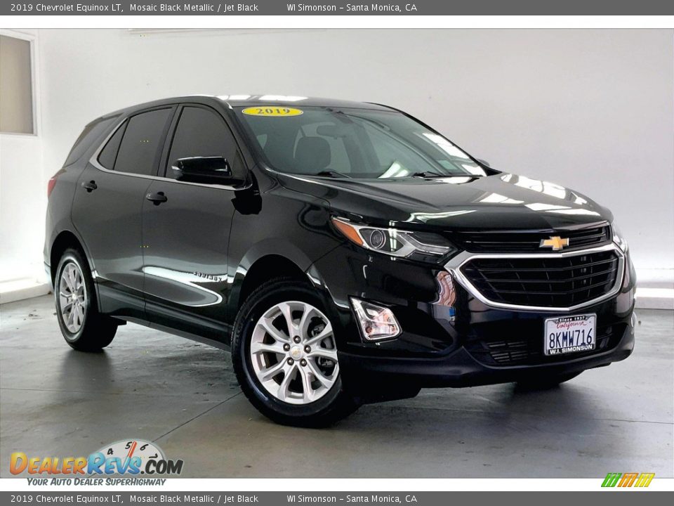 2019 Chevrolet Equinox LT Mosaic Black Metallic / Jet Black Photo #34