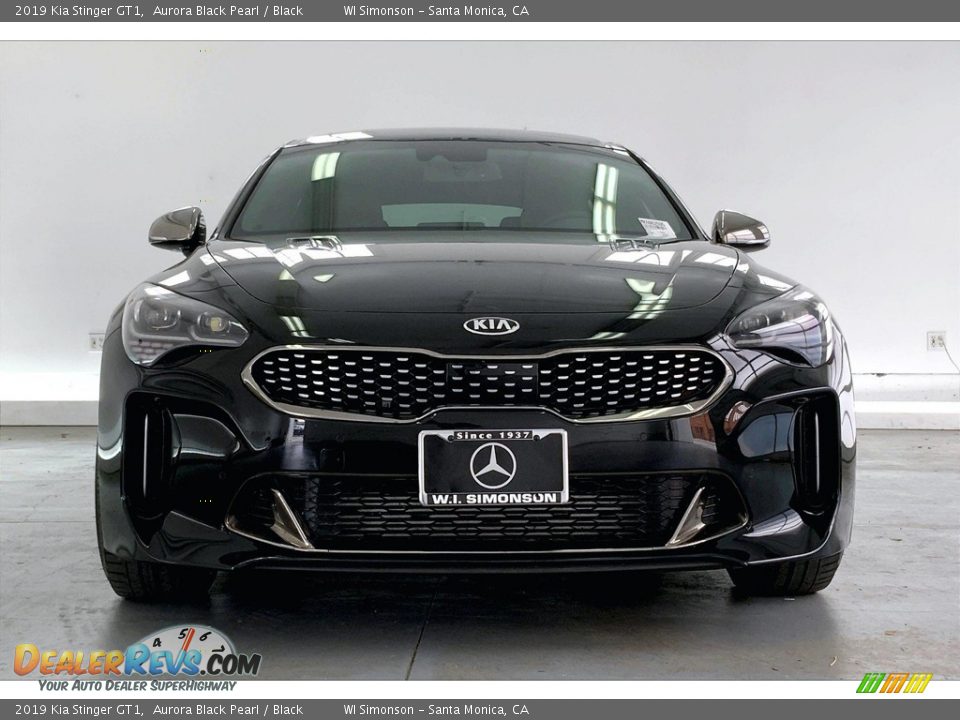 2019 Kia Stinger GT1 Aurora Black Pearl / Black Photo #2