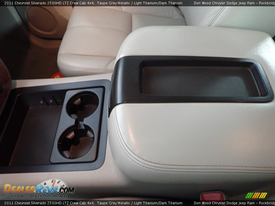 2011 Chevrolet Silverado 2500HD LTZ Crew Cab 4x4 Taupe Grey Metallic / Light Titanium/Dark Titanium Photo #22