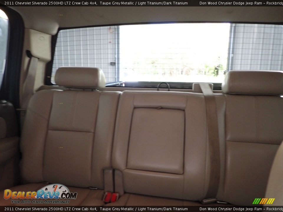 2011 Chevrolet Silverado 2500HD LTZ Crew Cab 4x4 Taupe Grey Metallic / Light Titanium/Dark Titanium Photo #23