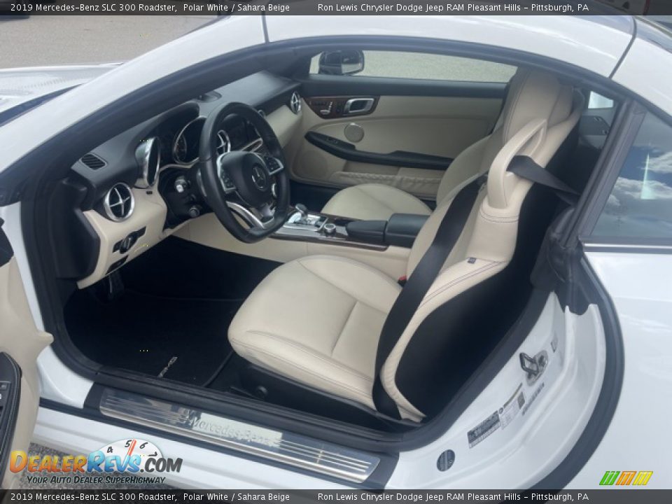 Sahara Beige Interior - 2019 Mercedes-Benz SLC 300 Roadster Photo #3