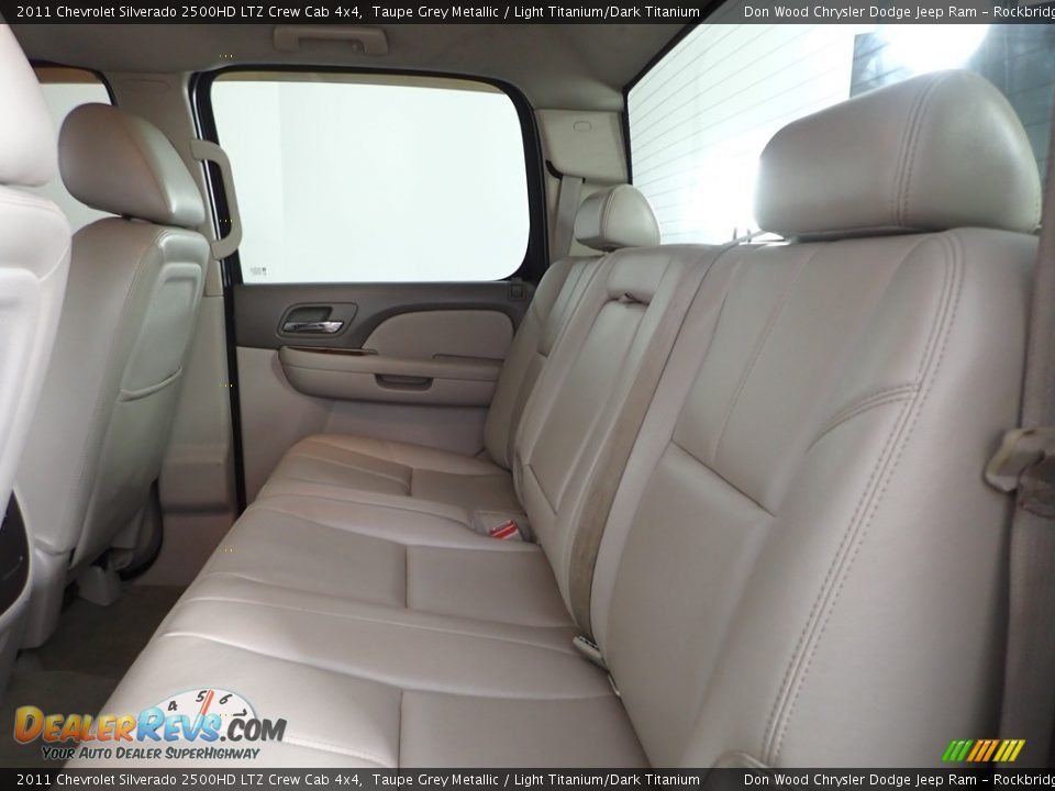 2011 Chevrolet Silverado 2500HD LTZ Crew Cab 4x4 Taupe Grey Metallic / Light Titanium/Dark Titanium Photo #25