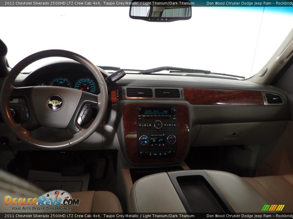 2011 Chevrolet Silverado 2500HD LTZ Crew Cab 4x4 Taupe Grey Metallic / Light Titanium/Dark Titanium Photo #26
