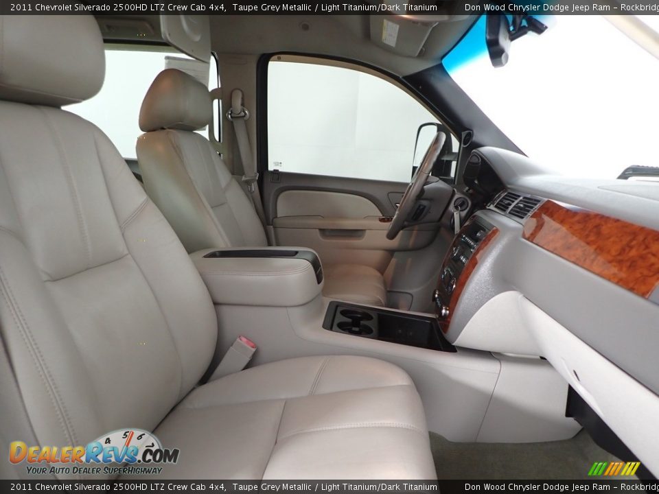2011 Chevrolet Silverado 2500HD LTZ Crew Cab 4x4 Taupe Grey Metallic / Light Titanium/Dark Titanium Photo #28