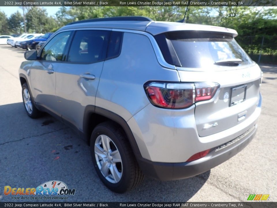 2022 Jeep Compass Latitude 4x4 Billet Silver Metallic / Black Photo #3