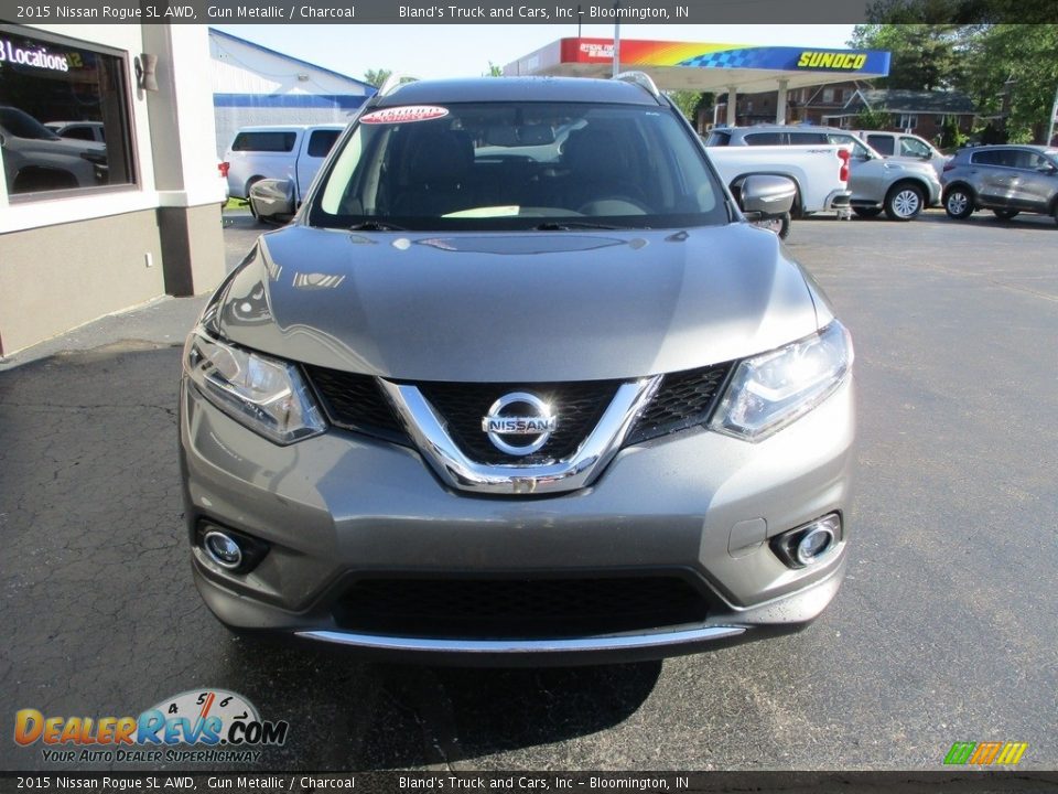 2015 Nissan Rogue SL AWD Gun Metallic / Charcoal Photo #2