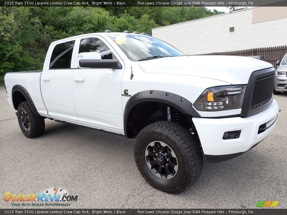 Front 3/4 View of 2015 Ram 3500 Laramie Limited Crew Cab 4x4 Photo #7