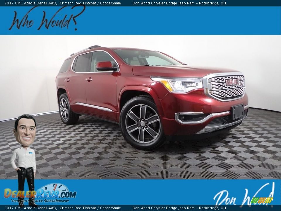 2017 GMC Acadia Denali AWD Crimson Red Tintcoat / Cocoa/Shale Photo #1