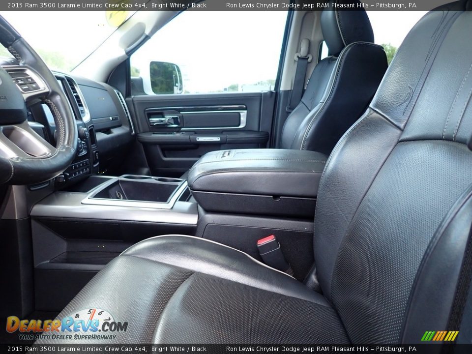 Front Seat of 2015 Ram 3500 Laramie Limited Crew Cab 4x4 Photo #10