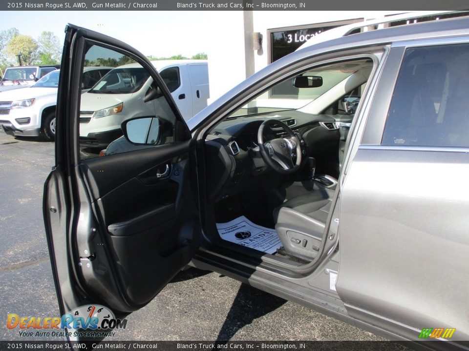 2015 Nissan Rogue SL AWD Gun Metallic / Charcoal Photo #8