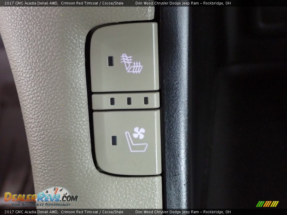 2017 GMC Acadia Denali AWD Crimson Red Tintcoat / Cocoa/Shale Photo #4