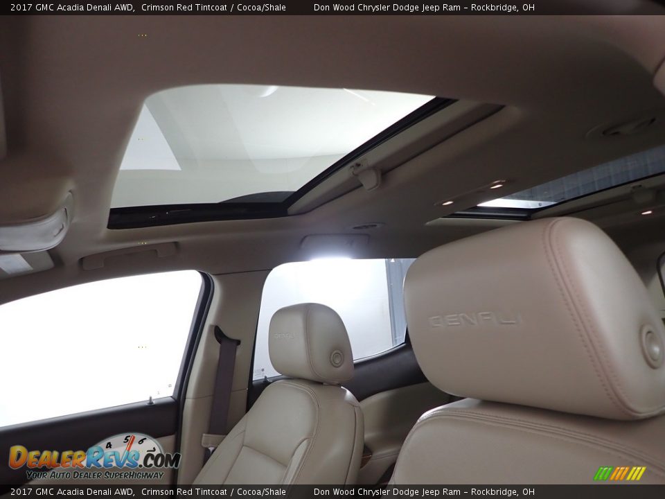 2017 GMC Acadia Denali AWD Crimson Red Tintcoat / Cocoa/Shale Photo #5