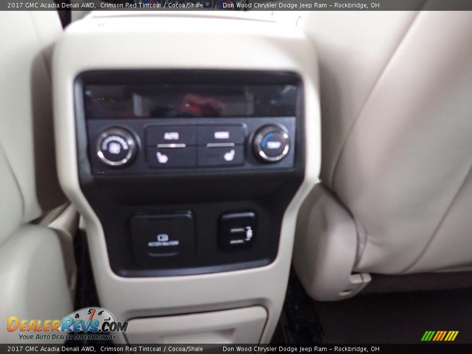 2017 GMC Acadia Denali AWD Crimson Red Tintcoat / Cocoa/Shale Photo #6