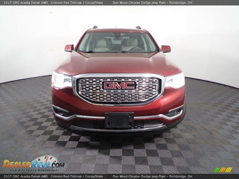 2017 GMC Acadia Denali AWD Crimson Red Tintcoat / Cocoa/Shale Photo #8