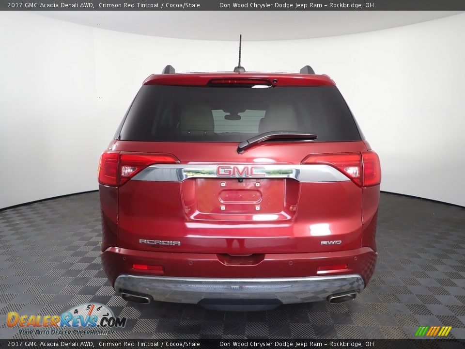 2017 GMC Acadia Denali AWD Crimson Red Tintcoat / Cocoa/Shale Photo #12