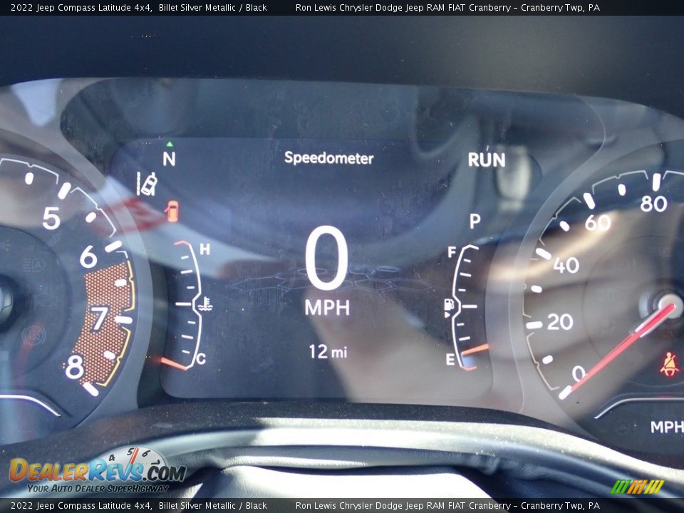 2022 Jeep Compass Latitude 4x4 Billet Silver Metallic / Black Photo #19