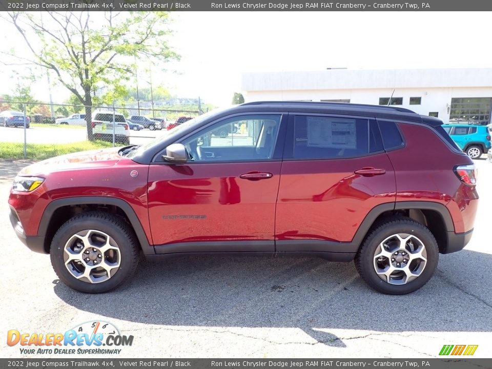Velvet Red Pearl 2022 Jeep Compass Trailhawk 4x4 Photo #2