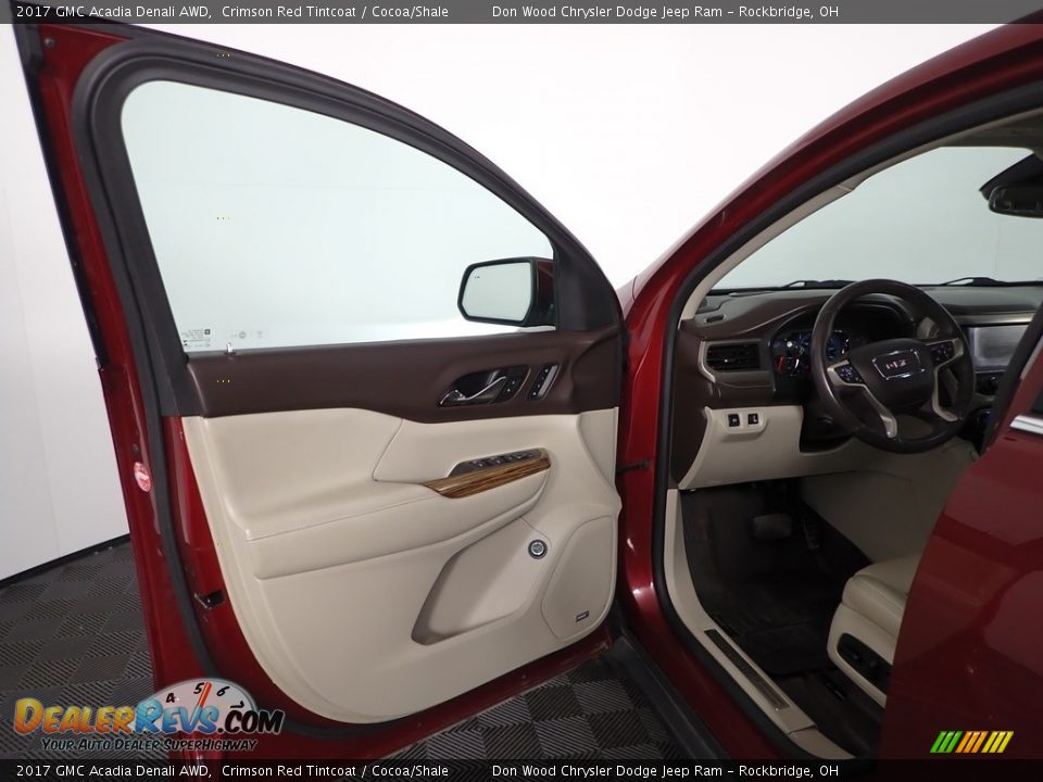 2017 GMC Acadia Denali AWD Crimson Red Tintcoat / Cocoa/Shale Photo #15