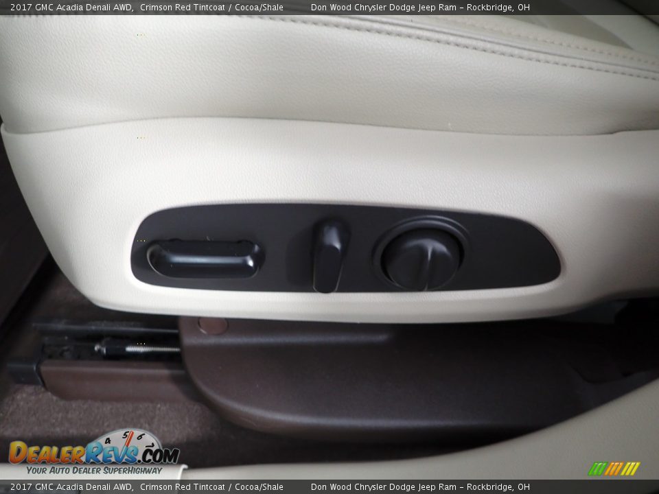 2017 GMC Acadia Denali AWD Crimson Red Tintcoat / Cocoa/Shale Photo #17