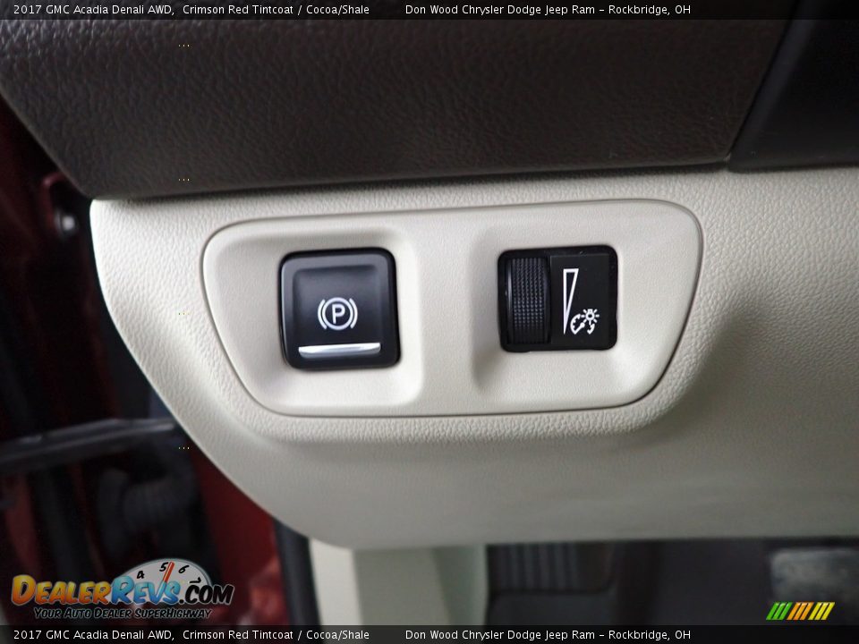 2017 GMC Acadia Denali AWD Crimson Red Tintcoat / Cocoa/Shale Photo #19