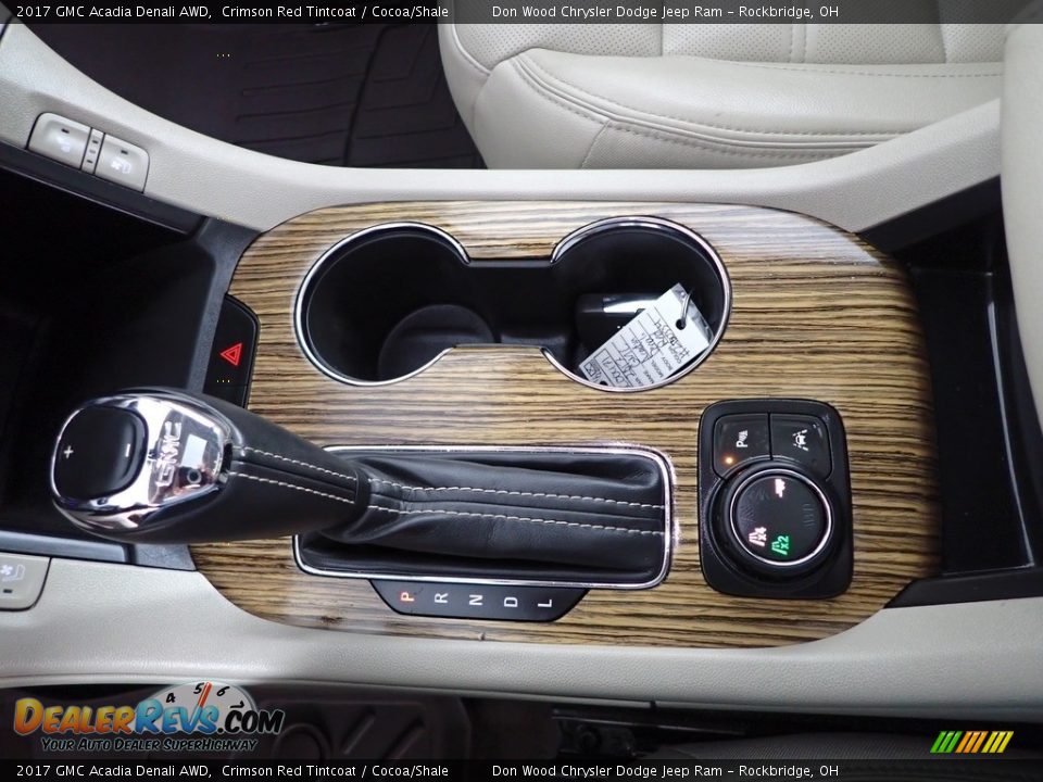 2017 GMC Acadia Denali AWD Crimson Red Tintcoat / Cocoa/Shale Photo #25