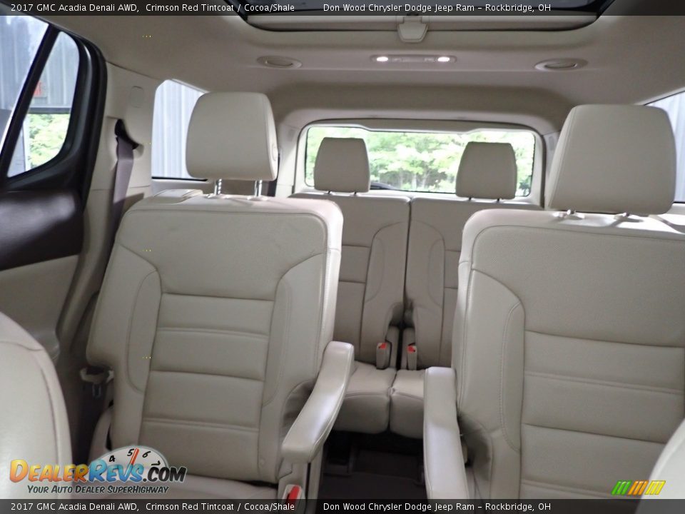 2017 GMC Acadia Denali AWD Crimson Red Tintcoat / Cocoa/Shale Photo #26