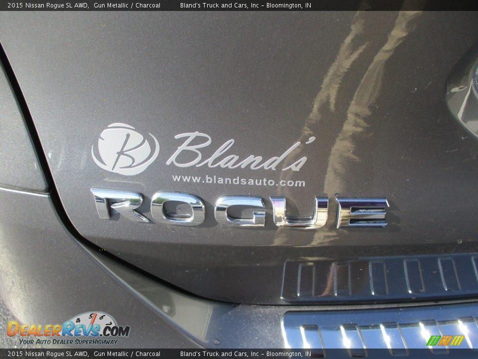 2015 Nissan Rogue SL AWD Gun Metallic / Charcoal Photo #32