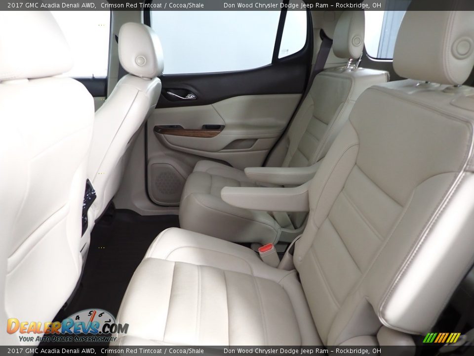 2017 GMC Acadia Denali AWD Crimson Red Tintcoat / Cocoa/Shale Photo #28