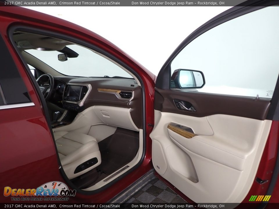 2017 GMC Acadia Denali AWD Crimson Red Tintcoat / Cocoa/Shale Photo #30