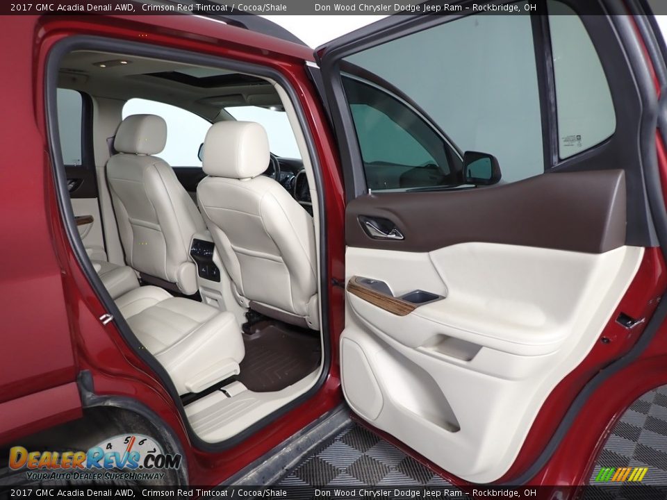 2017 GMC Acadia Denali AWD Crimson Red Tintcoat / Cocoa/Shale Photo #33