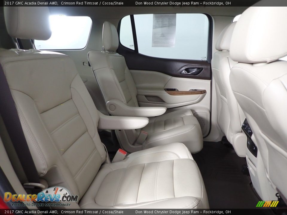 2017 GMC Acadia Denali AWD Crimson Red Tintcoat / Cocoa/Shale Photo #34