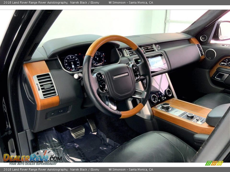 Ebony Interior - 2018 Land Rover Range Rover Autobiography Photo #14