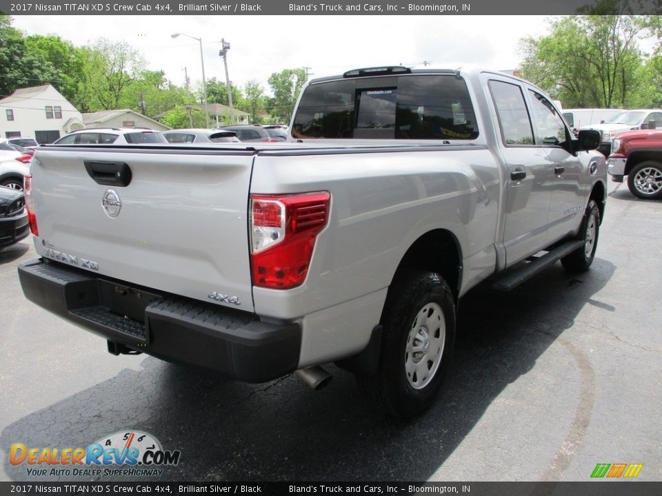 2017 Nissan TITAN XD S Crew Cab 4x4 Brilliant Silver / Black Photo #4