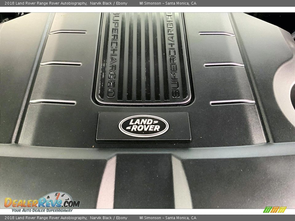 2018 Land Rover Range Rover Autobiography Narvik Black / Ebony Photo #32