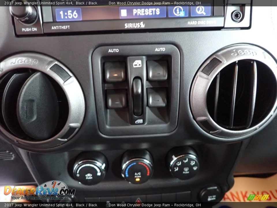 2017 Jeep Wrangler Unlimited Sport 4x4 Black / Black Photo #18