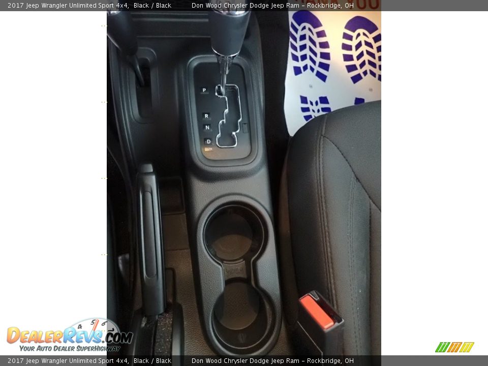 2017 Jeep Wrangler Unlimited Sport 4x4 Black / Black Photo #20