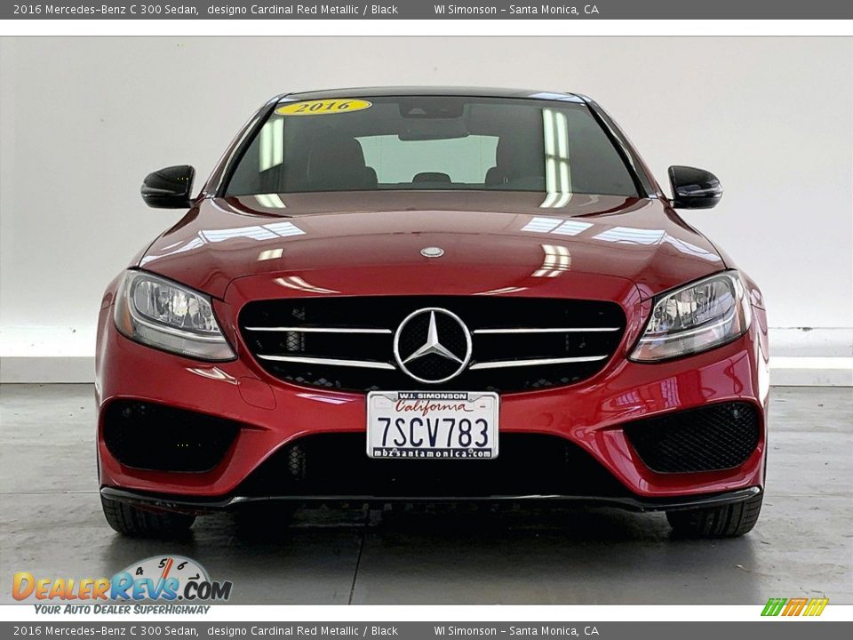 2016 Mercedes-Benz C 300 Sedan designo Cardinal Red Metallic / Black Photo #2