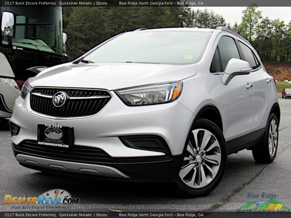 2017 Buick Encore Preferred Quicksilver Metallic / Ebony Photo #1