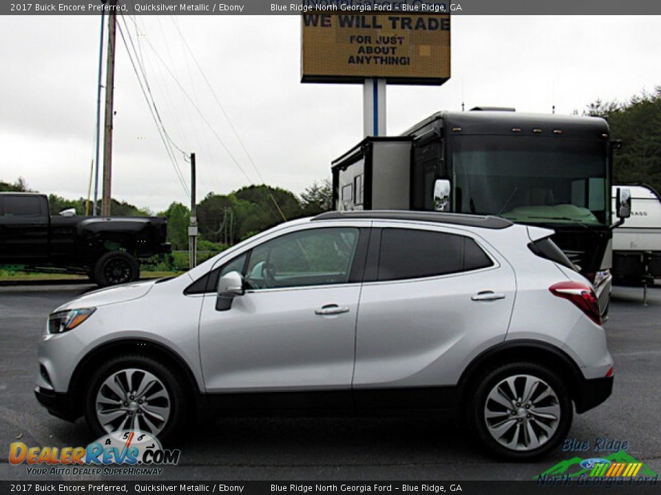 2017 Buick Encore Preferred Quicksilver Metallic / Ebony Photo #2