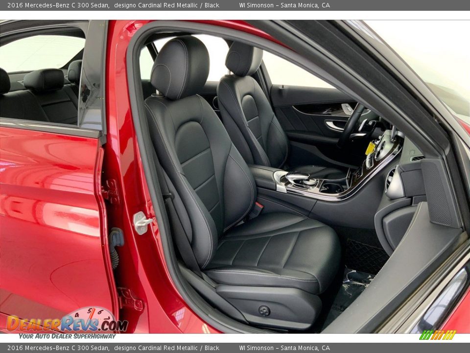 2016 Mercedes-Benz C 300 Sedan designo Cardinal Red Metallic / Black Photo #6