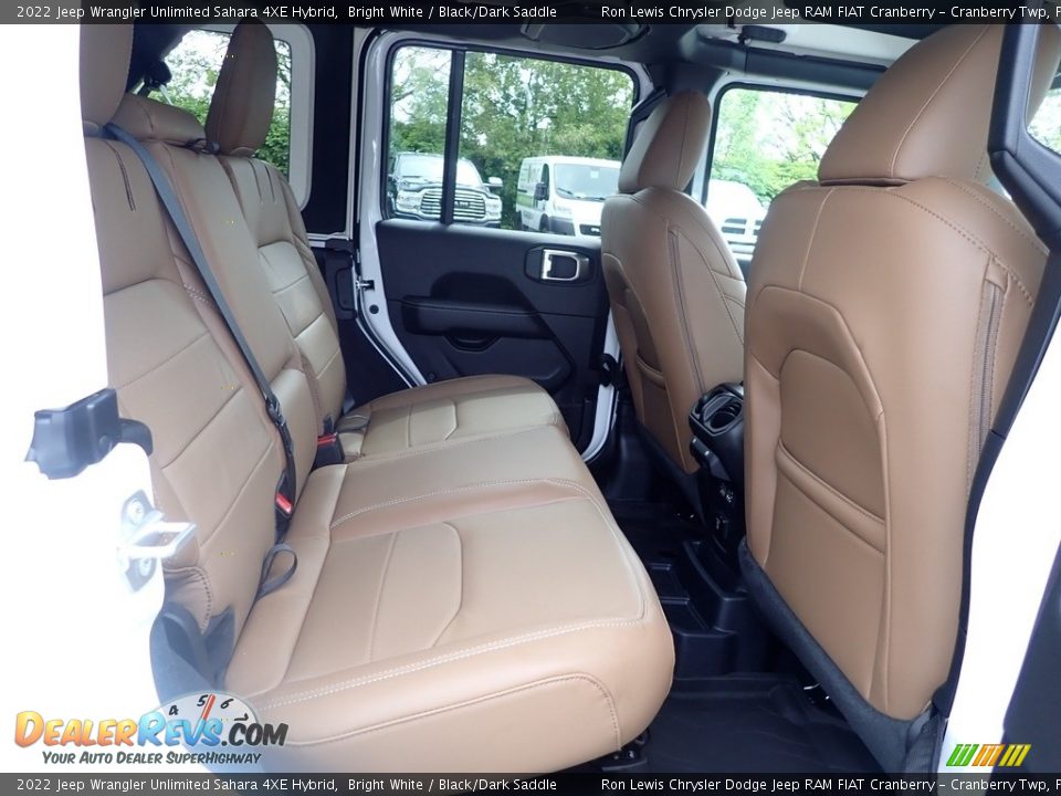Rear Seat of 2022 Jeep Wrangler Unlimited Sahara 4XE Hybrid Photo #10
