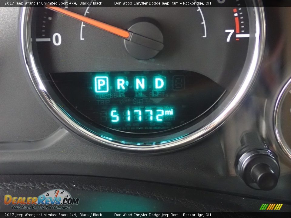 2017 Jeep Wrangler Unlimited Sport 4x4 Black / Black Photo #30