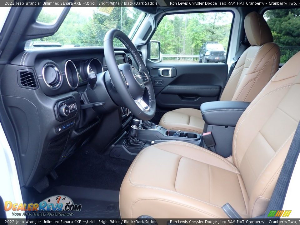 Front Seat of 2022 Jeep Wrangler Unlimited Sahara 4XE Hybrid Photo #14